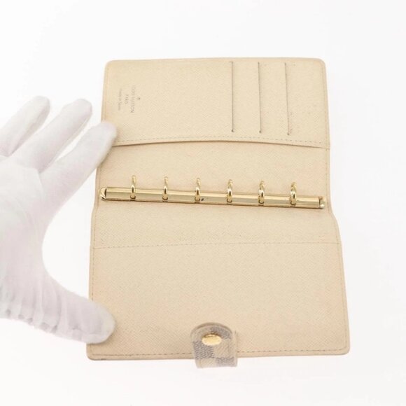 LOUIS VUITTON Damier Azur Agenda PM Day Planner Cover R20706 LV Auth 145793 - Picture 14 of 16